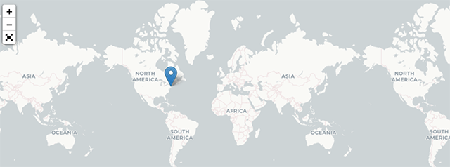world map of ds106radio listener